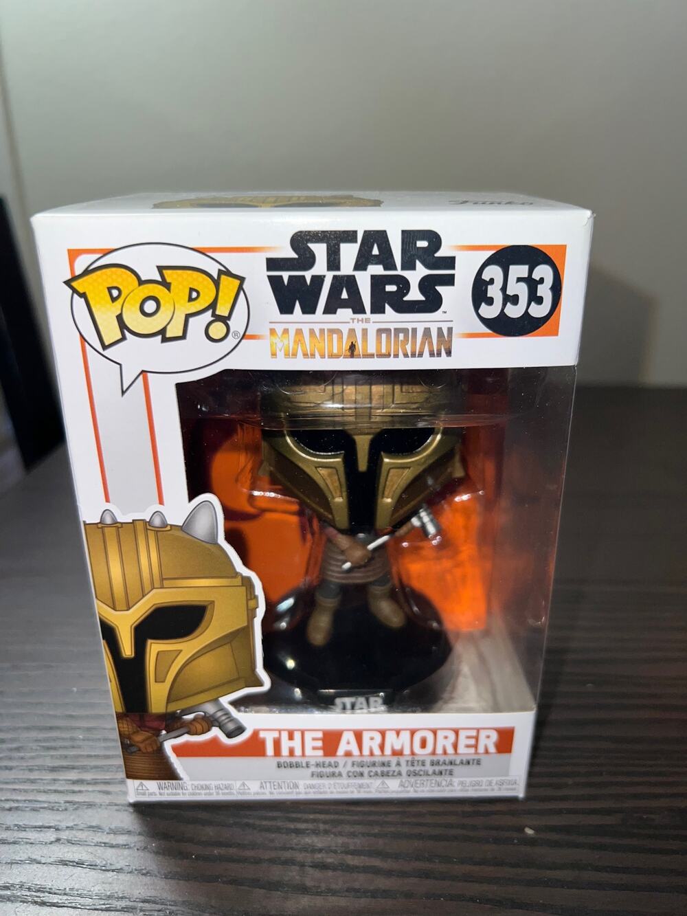 VAULTED The Armorer Funko Pop Bobblehead #353 Mandalorian Star Wars Disney Show